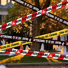 Carica l'immagine nel visualizzatore di Gallery, DPKOW Scena del Crimine Nastro Halloween Decorazioni Esterno Giardino