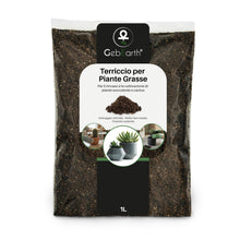 Carica l'immagine nel visualizzatore di Gallery, GebEarth® - Terriccio Professionale per Piante Grasse e Succulente da 1 Litro【 Substrato ideale per Cactacee e altre Pia