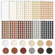 Carica l'immagine nel visualizzatore di Gallery, Brelet 648 Pezzi Tappi Coprivite Adesivi, 12 Colori, Coperchio Foro Vite Ø 21 mm Autoadesivi per Armadi, Scrivanie, Mobi