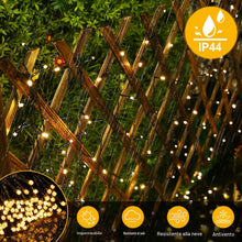 Carica l'immagine nel visualizzatore di Gallery, Luci Albero Di Natale a Batteria, 5M 50 LED Stringa Luci Impermeabile con Scatola Batteria Verde Scuro - 8 Modalità, Tim