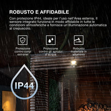 Carica l'immagine nel visualizzatore di Gallery, OSRAM ENDURA Flood Sensor proiettore da esterno 20W 3000K grigio IP65