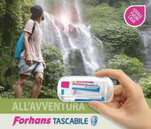 Carica l'immagine nel visualizzatore di Gallery, Forhans, Kit Tascabile da Viaggio, Confezione Composta da Dentifricio Gengivario Special con Zinco Cloruro e Spazzolino, Ideale Fuori Casa, per Igiene Orale, Gengive Sane, Dentifricio Formato 12,5 ml