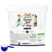 Carica l'immagine nel visualizzatore di Gallery, Nortembio Sale di Epsom 100% Naturale 6 kg Sali da Bagno per Relax e Recupero Muscolare, Esfoliante Piedi e Corpo + eBoo