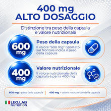 Carica l'immagine nel visualizzatore di Gallery, Magnesio Completo 600mg 240 Capsule - Magnesio Complex 5 in 1 per la Normale Funzione Muscolare e alla Riduzione della S