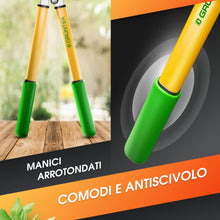 Carica l'immagine nel visualizzatore di Gallery, GRÜNTEK Cesoia Troncarami Potatura Professionale - Cesoie Potatura 47cm - Taglia Rami Grizzly. Forbici Giardinaggio Tagl