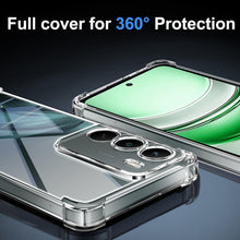 Carica l'immagine nel visualizzatore di Gallery, Tentoki 3 in 1 Cover e Vetro Temperato per Realme C71, [Cuscino d'Aria Integrato] TPU Custodia Protettiva Antiurto Ultra