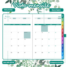 Carica l'immagine nel visualizzatore di Gallery, agenda 2027 settimanale verticale A5 in italiano (gen. – dic.)