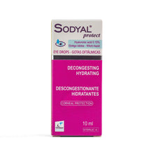 Carica l'immagine nel visualizzatore di Gallery, Sodyal Protect - Decongestionante e Lubrificante. Gocce oculari con Acido ialuronico, Ginkgo biloba ed Hamamelis. Protez
