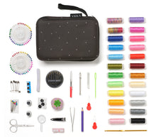 Carica l'immagine nel visualizzatore di Gallery, VIOLA, Zig Zag Kit Cucito Premium, 178 Accessori per Cucire, Set Cucito da Viaggio Completo, Astuccio per Orlo e Rammend