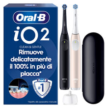 Carica l'immagine nel visualizzatore di Gallery, Oral-B iO2 Spazzolino Elettrico | x2 | 2 Testine