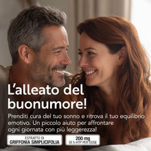 Carica l'immagine nel visualizzatore di Gallery, 5HTP da 1000 mg Estratto Di Griffonia Tit. 20% PiùLife - 180 Compresse