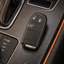 Carica l'immagine nel visualizzatore di Gallery, Guscio Chiave Auto per Jeep Renegade per Fiat 500X, 1 Pezzo Custodia Sostitutiva con Kit Attrezzi (Nero)