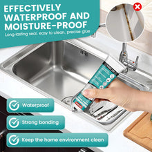 Carica l'immagine nel visualizzatore di Gallery, Silicone Trasparente Sigillante Doccia, Sigillante Trasparente per Bagno