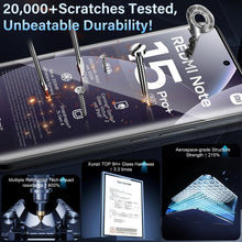 Carica l'immagine nel visualizzatore di Gallery, Pellicola Vetro Temperato per Xiaomi Redmi Note 15 Pro Plus 5G/Poco M8 Pro con Protezione Lente Pellicola Fotocamera, Du