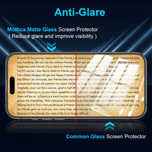 Carica l'immagine nel visualizzatore di Gallery, Mothca Vetro Temperato Privacy Opaco per iPhone 17 Pro Max, Full Coverage Incisione Nanostrutturata, Anti-Impronte e Ant