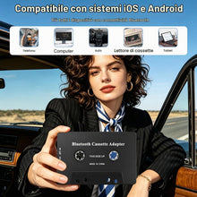 Carica l'immagine nel visualizzatore di Gallery, Aux Adaptador Cassetta da Auto, Adattatore Cassetta Autoradio BT 5.0