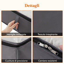 Carica l'immagine nel visualizzatore di Gallery, Lifewit Confezione da 4 Contenitori Portaoggetti Sottoletto per Coperte con Maniglia Rinforzata, Organizer per Piumoni, 