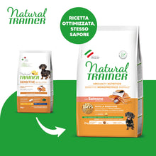 Carica l'immagine nel visualizzatore di Gallery, Trainer Sensitive No Gluten Smalltoy Adult Con Salmone E Cereali Integrali, Agnello, 2 kg
