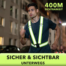 Carica l'immagine nel visualizzatore di Gallery, AVANA Gilet catarifrangente Gilet di sicurezza riflettente Regolabile Giubbotto leggero Alta visibilità Jogging Ciclismo