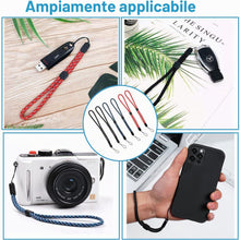 Carica l'immagine nel visualizzatore di Gallery, Kelio Lacetti da Polso Telefono,Cordino per Telefono Cellulare,6 Pezzi Cordino da Polso Regolabile,per Custodie Cellular