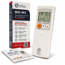 Carica l'immagine nel visualizzatore di Gallery, Wellclima WEC-MI1 Telecomando Universale per Condizionatori Mitsubishi, Pronto all'Uso in Secondi, Compatibile con Pompa