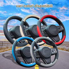 Carica l'immagine nel visualizzatore di Gallery, ZATOOTO Coprivolante Auto in Pelle 37-38 cm Antiscivolo Universale, Nero