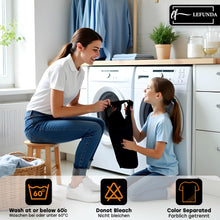 Carica l'immagine nel visualizzatore di Gallery, LEFUNDA® Grembiule da Cucina, Grembiule impermeabile con 3 Tasche, Grembiule da Barbecue, Regolabile con Nastri Lunghi, 