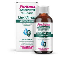 Carica l'immagine nel visualizzatore di Gallery, Forhans Liquido Antisettico Clorhexidina Clexidin 0.20% Collutorio dal gusto gradevole, 200 ml