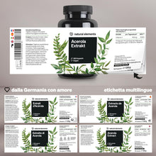 Carica l'immagine nel visualizzatore di Gallery, Estratto di Acerola con Vitamina C – PRODOTTO DELL'ANNO 2026 – 180 Capsule per 6 Mesi – 165 mg di Vitamina C da Estratto