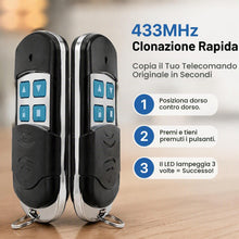 Carica l'immagine nel visualizzatore di Gallery, Telecomando Cancello Universali, 4 Pezzi Telecomando 433 MHZ Universale