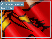 Carica l'immagine nel visualizzatore di Gallery, PHENO FLAGS Bandiera della Sicilia 90x150 cm - Siciliana Con Occhielli in Ottone - Resistente Alle Intemperie per Asta -