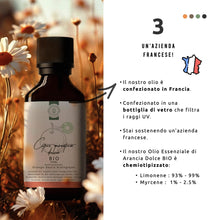 Carica l'immagine nel visualizzatore di Gallery, 50ml Olio Essenziale di Arancio Dolce BIO (buccia) - Coltivato in Italia - 100% Puro, Naturale e Biologico - Citrus Aura