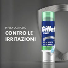 Carica l'immagine nel visualizzatore di Gallery, Gillette Series Gel da Barba Idratante con Aloe Vera, Confezione da 6x200ml