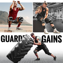 Carica l'immagine nel visualizzatore di Gallery, RDX Ginocchio Fascia Powerlifting Ginocchia Supporto, Approvato da IPL USPA, 200CM Lungo Pesistica Fasce Elastica Bendag