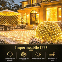 Carica l'immagine nel visualizzatore di Gallery, yowin 2 Pezzi Rete Luminosa da Esterno 200 LED 3m x 2m Rete Luci Natale