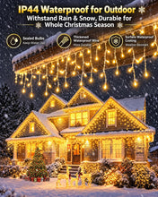 Carica l'immagine nel visualizzatore di Gallery, Luci Natale Esterno 12.5M 240 LED, Catena luminosa LED con Timer 8 Modi