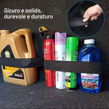 Carica l'immagine nel visualizzatore di Gallery, 8 Pz Strisce Gancio e Anello Portaoggetti Oganizer Bagagliaio Auto