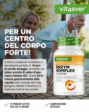 Carica l'immagine nel visualizzatore di Gallery, vit4ever Enzimi Digestivi - 180 Capsule gastroresistenti con 16 Enzimi