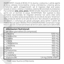 Carica l'immagine nel visualizzatore di Gallery, EAA Aminoacidi Essenziali RTP con Vitamina B6, 500 Compresse