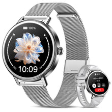 Carica l'immagine nel visualizzatore di Gallery, IOWODO Smartwatch Donna Elegante con Cinturino Milanese, Ultra Leggero 62g, Chiamate Bluetooth, Salute Femminile, Assist