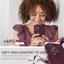 Carica l'immagine nel visualizzatore di Gallery, SURPHY Cover in silicone liquido compatibile con iPhone 13 Pro Max 6,7 pollici, protezione individuale per ogni obiettiv