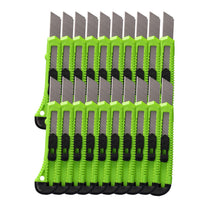 Carica l'immagine nel visualizzatore di Gallery, ToolSpace Set 20 Taglierini Professionali Cutter Lama Diciotto Millimetri Acciaio Inox Impugnatura Ergonomica Blocco Sic