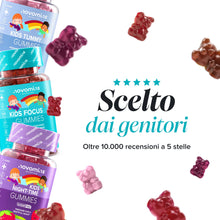 Carica l'immagine nel visualizzatore di Gallery, Focus Bambini Gommose | 30 Nootropiche | Criniera Leone, Ginseng | Novomins