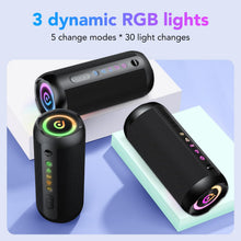 Carica l'immagine nel visualizzatore di Gallery, Cassa Bluetooth Portatile 25W, Altoparlante Bluetooth 5.4 con Bassi Potenti, 24 Ore di Autonomia, Impermeabile IPX7, TWS