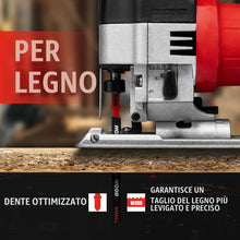 Carica l'immagine nel visualizzatore di Gallery, SHALL Set di lame per seghetto alternativo con attacco a T da 20 pezzi, in HSS/CPV, compatibile con tutti i seghetti alt