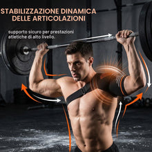 Carica l'immagine nel visualizzatore di Gallery, Tutore Spalla Regolabile per Uomo e Donna, Fascia di Compressione per Sollievo Dolore e Stabilità Articolare, Supporto S