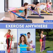 Carica l'immagine nel visualizzatore di Gallery, Fokky Elastici Fitness[Set di 4], 1.5M/1.8M Elastico Palestra