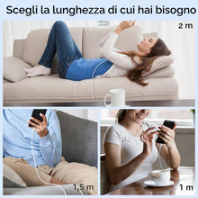 Carica l'immagine nel visualizzatore di Gallery, Cavo Turbo Charge per Xiaomi 120W, Cavo USB-C 6A Quick &amp; Hyper Charge Android Auto, Cavo USB-C 67W Mi Turbo 90W, 67W, 45