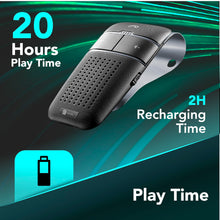 Carica l'immagine nel visualizzatore di Gallery, Cellularline - Easy Drive - Vivavoce Bluetooth per Auto con Funzione Dualphone - Talk Time 20h - Recharging Time 2h - Ri