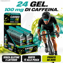 Carica l'immagine nel visualizzatore di Gallery, Carbo Gel 2:1 + Caffeina Gel Energetico Corsa Running Ciclismo Carboidrati